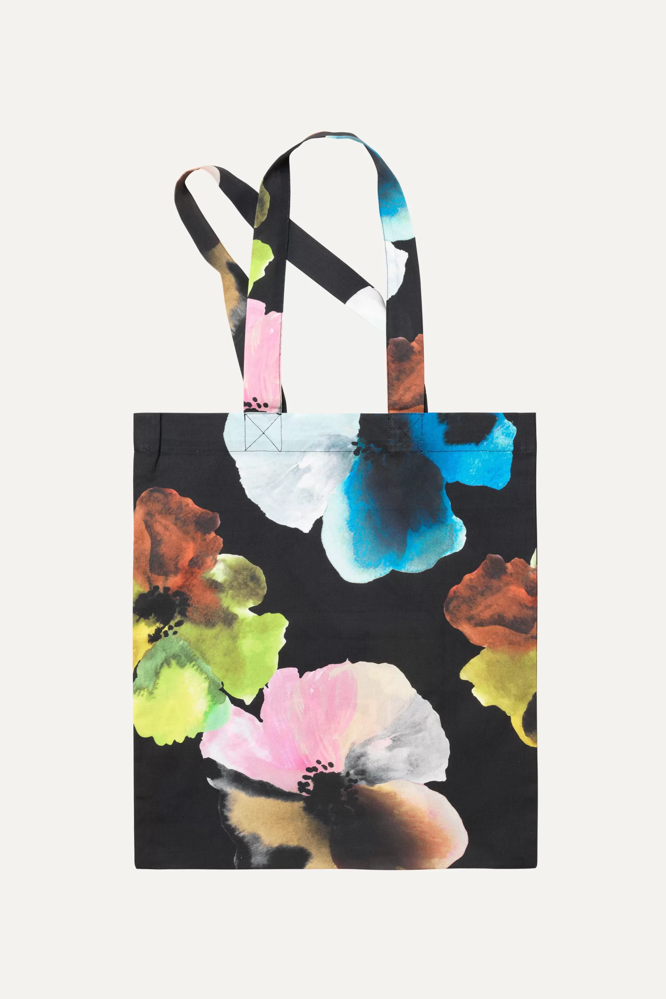 Shop Cotton Tote - Watercolor Bloom Tasker