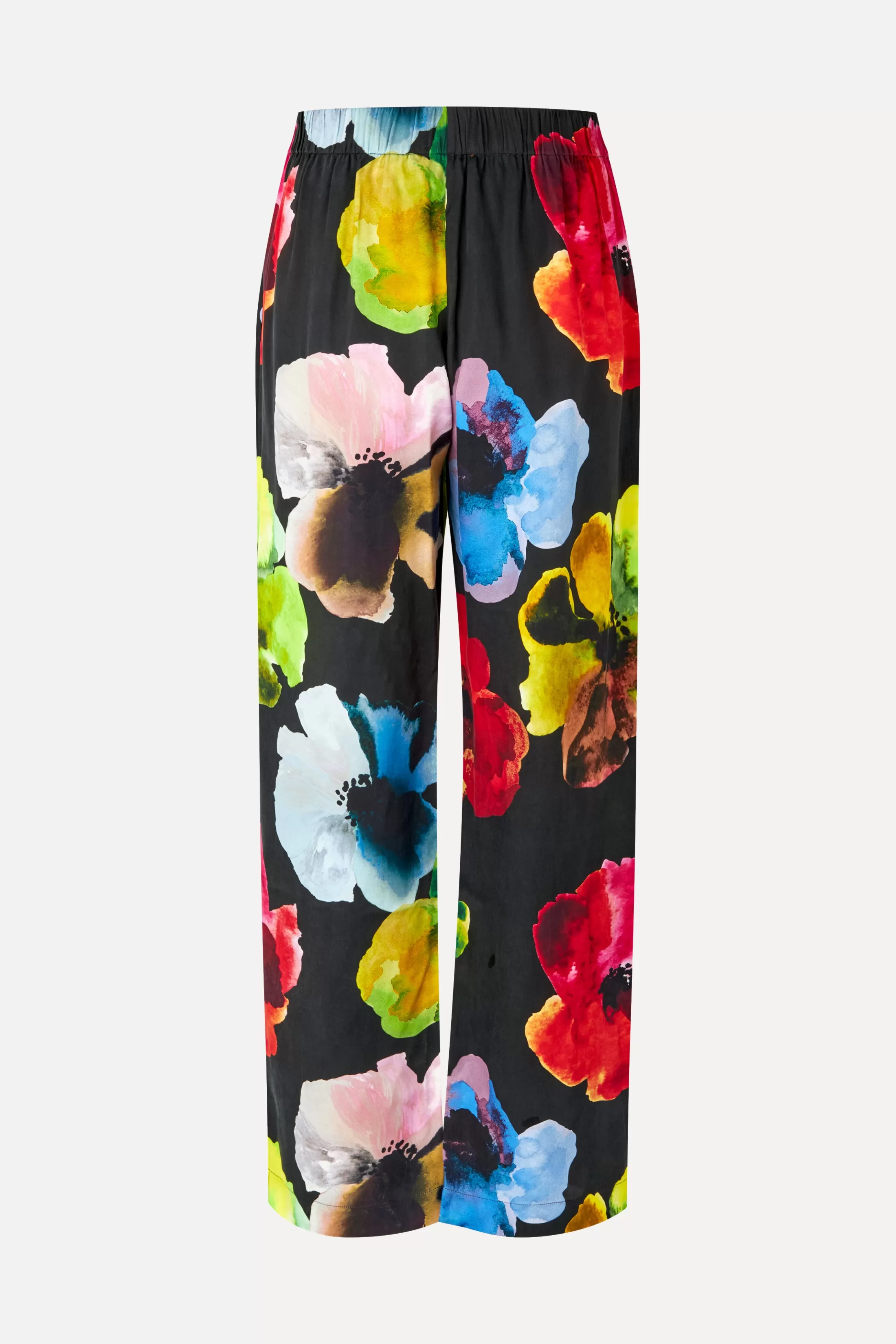 Outlet Elasticated Long Pants - Watercolor Bloom Bukser