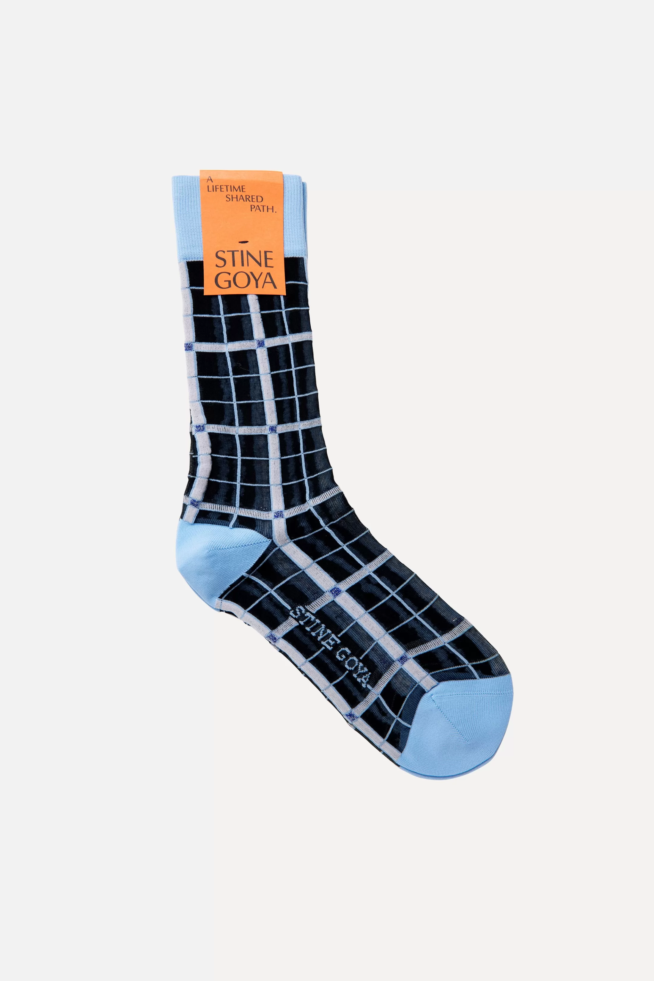 New Long Socks - Window Check Strømper