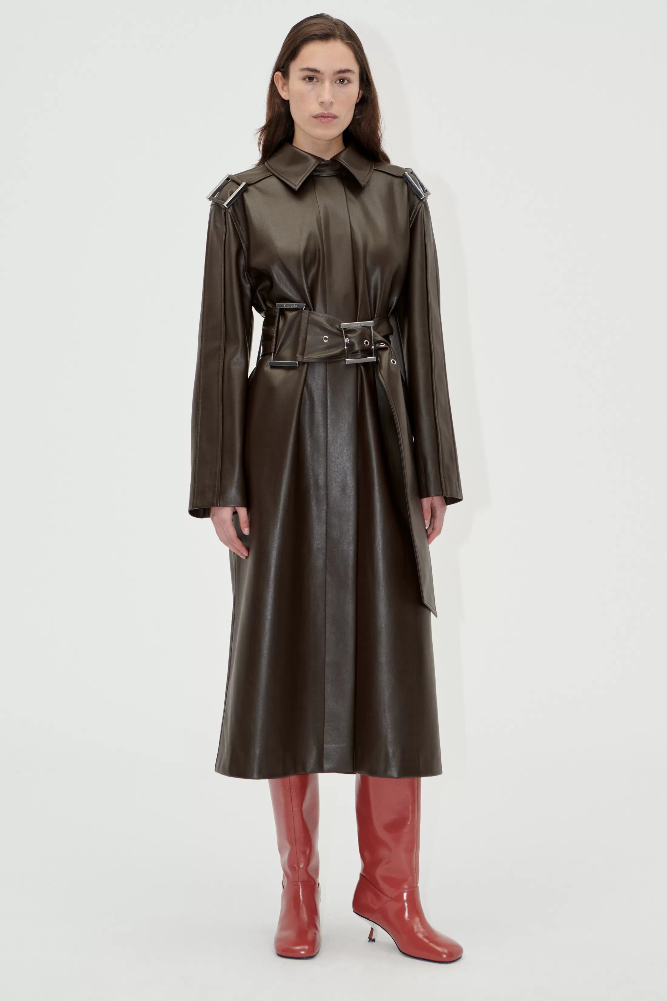 Shop Oversized Trenchcoat With Buckle Belt - Frakker & Jakker