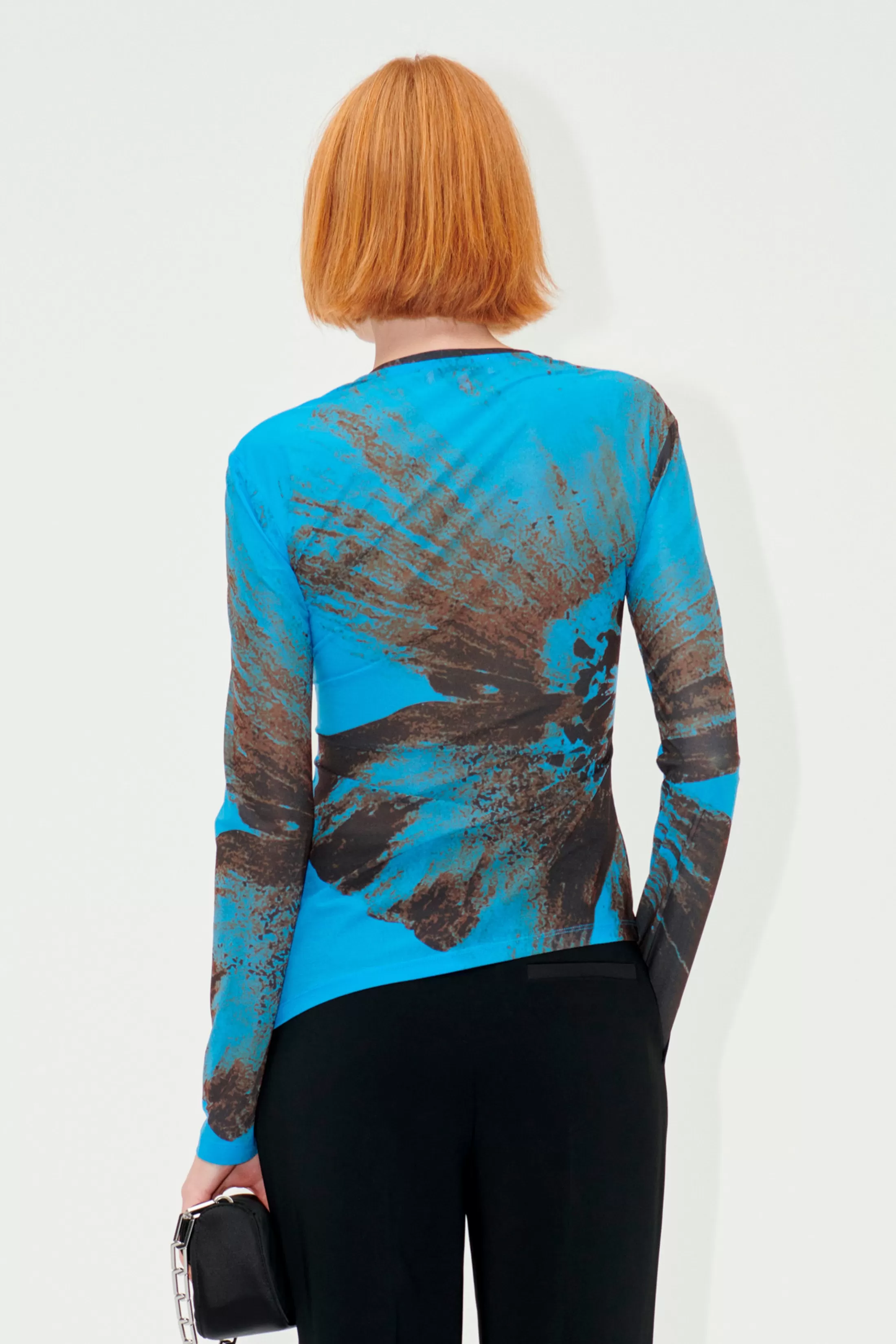 Discount SGFlorian Blouse - Brown Brush Stroke Poppy Bluser & Skjorter