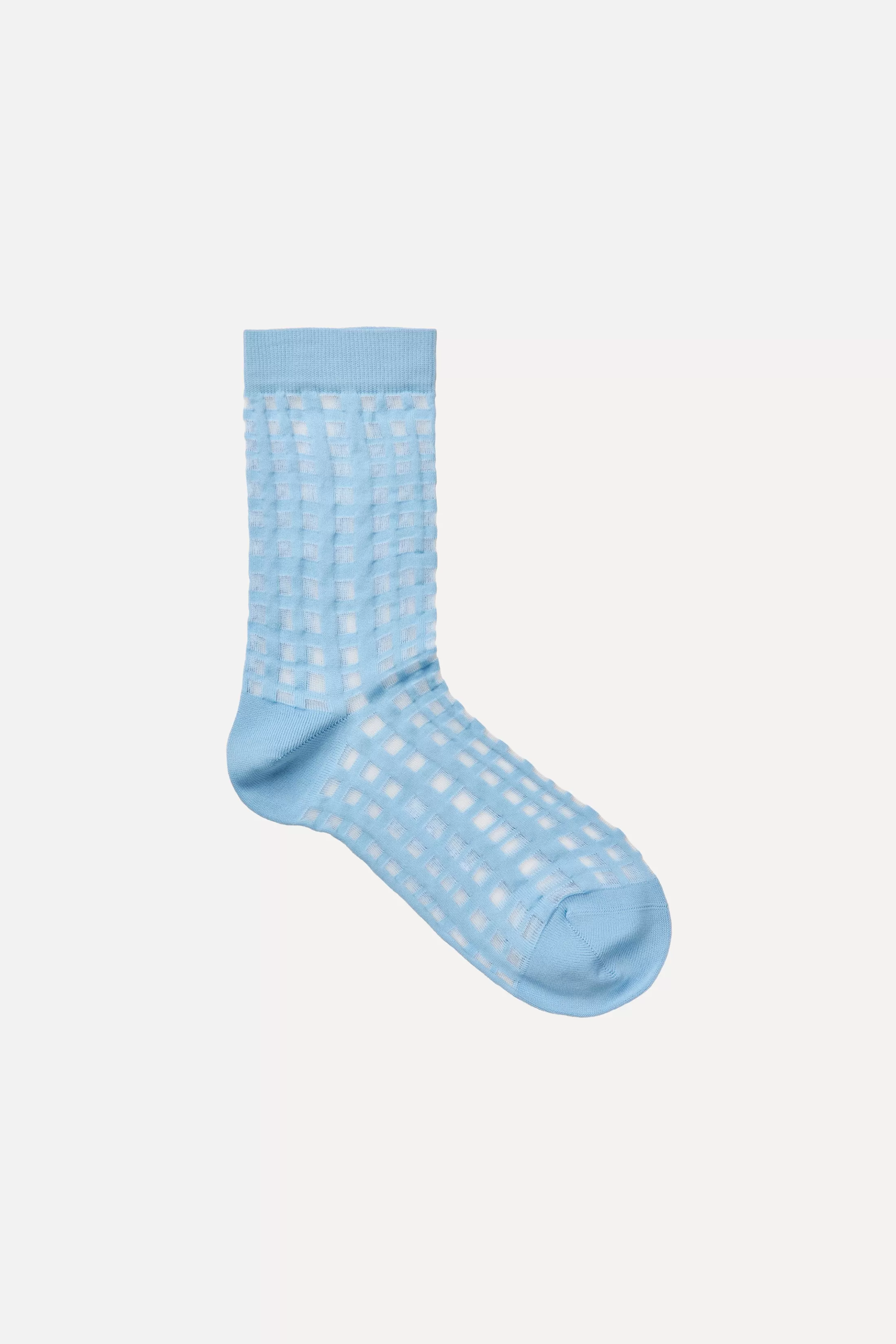 Best Sale SGIggy Socks - Blue Check Strømper