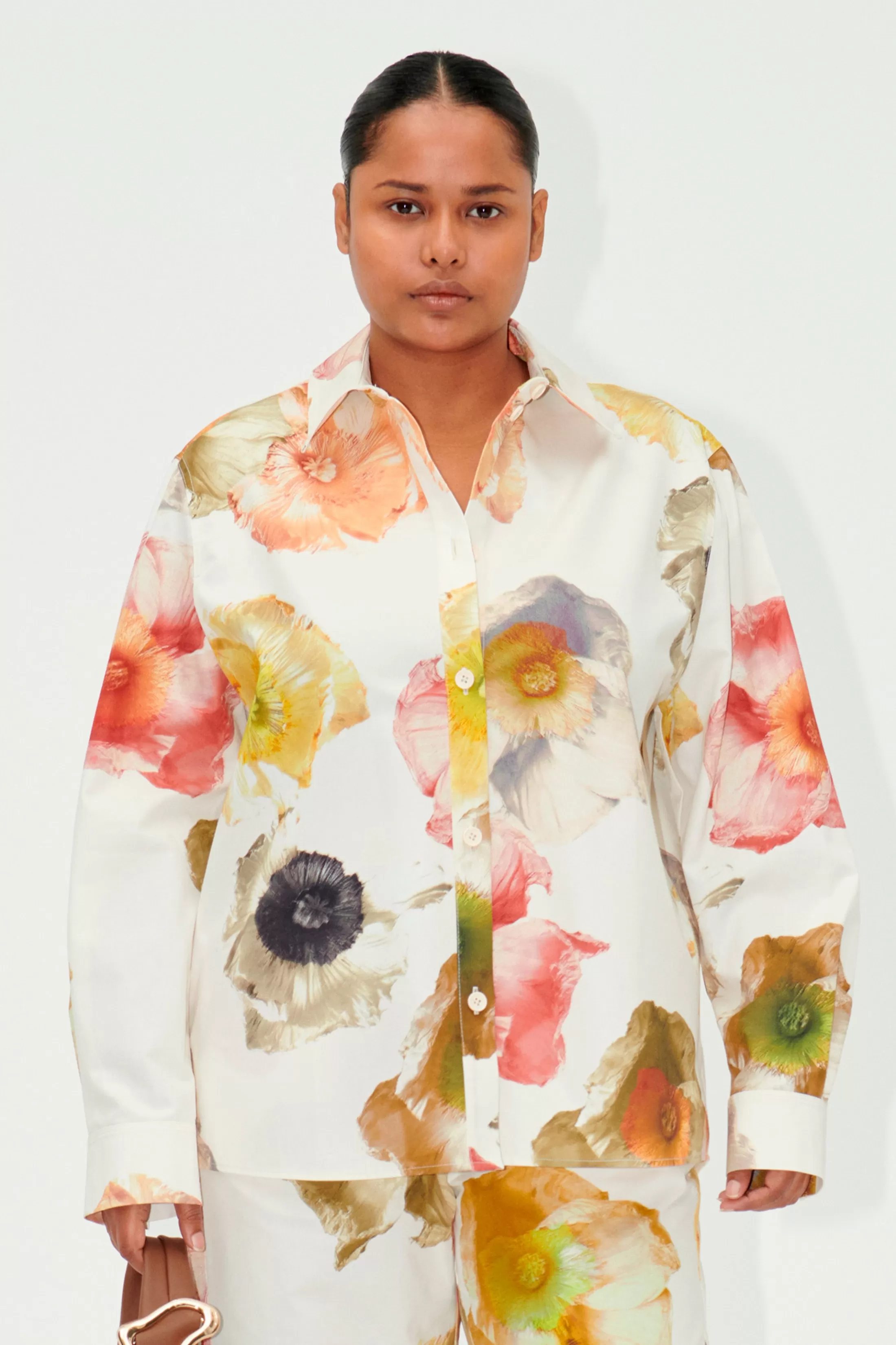 Sale SGMartina Shirt - Pastel Poppies Bluser & Skjorter