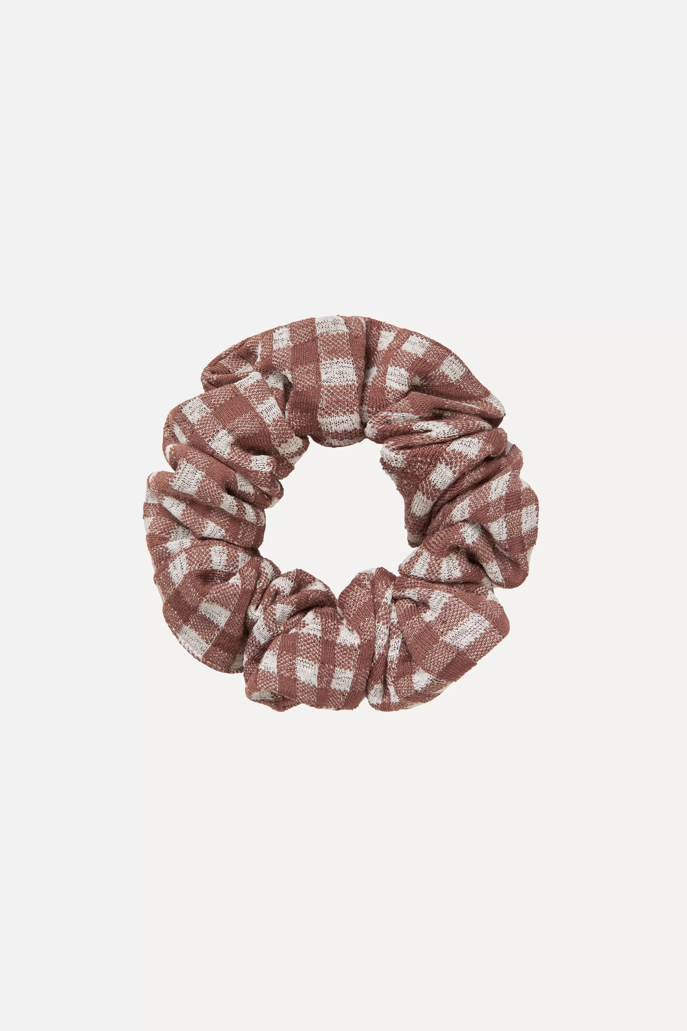 Discount SGScrunchie - Brown Check Håraccessories