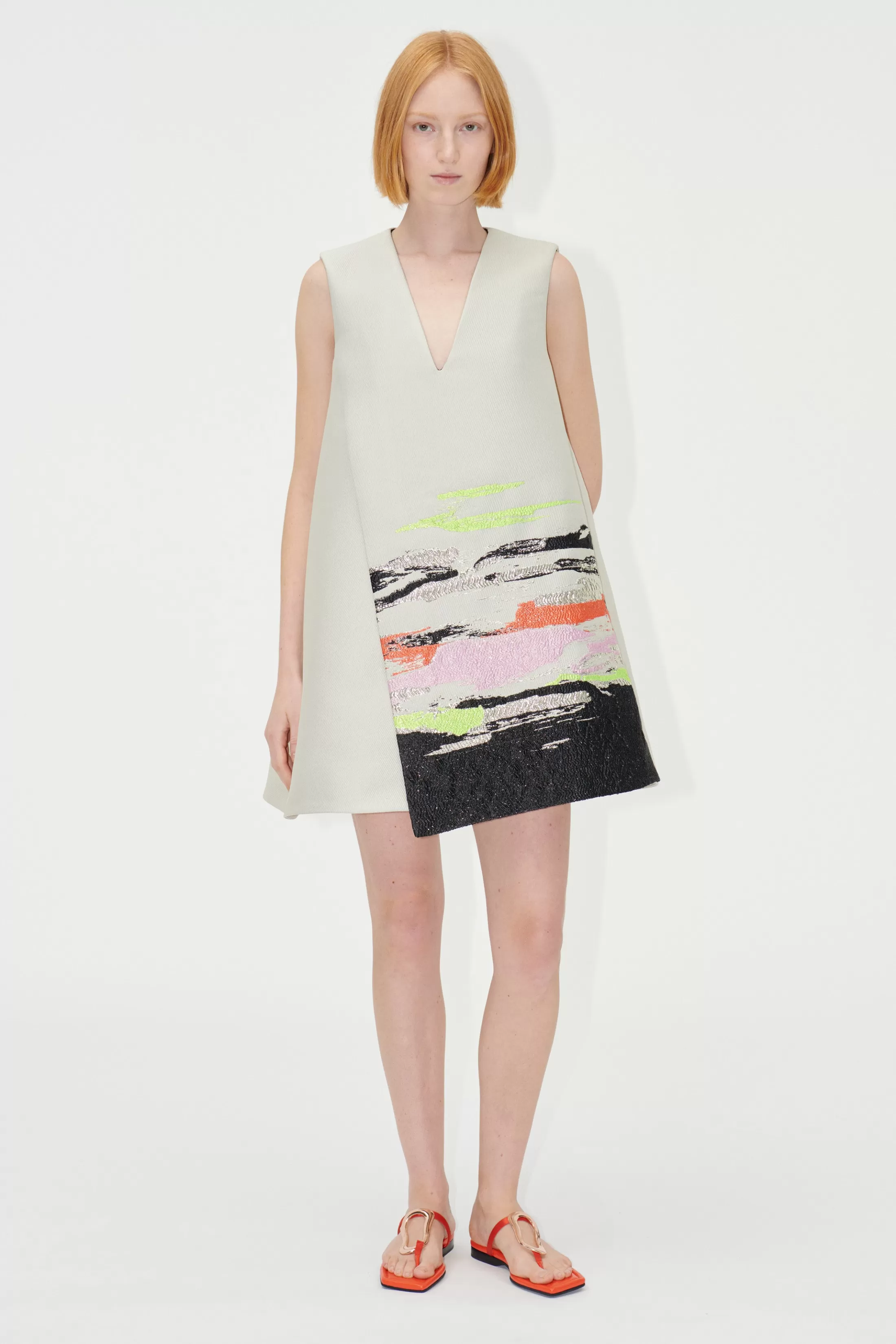 Sale SGTamar Dress - Abstract Strokes Kjoler