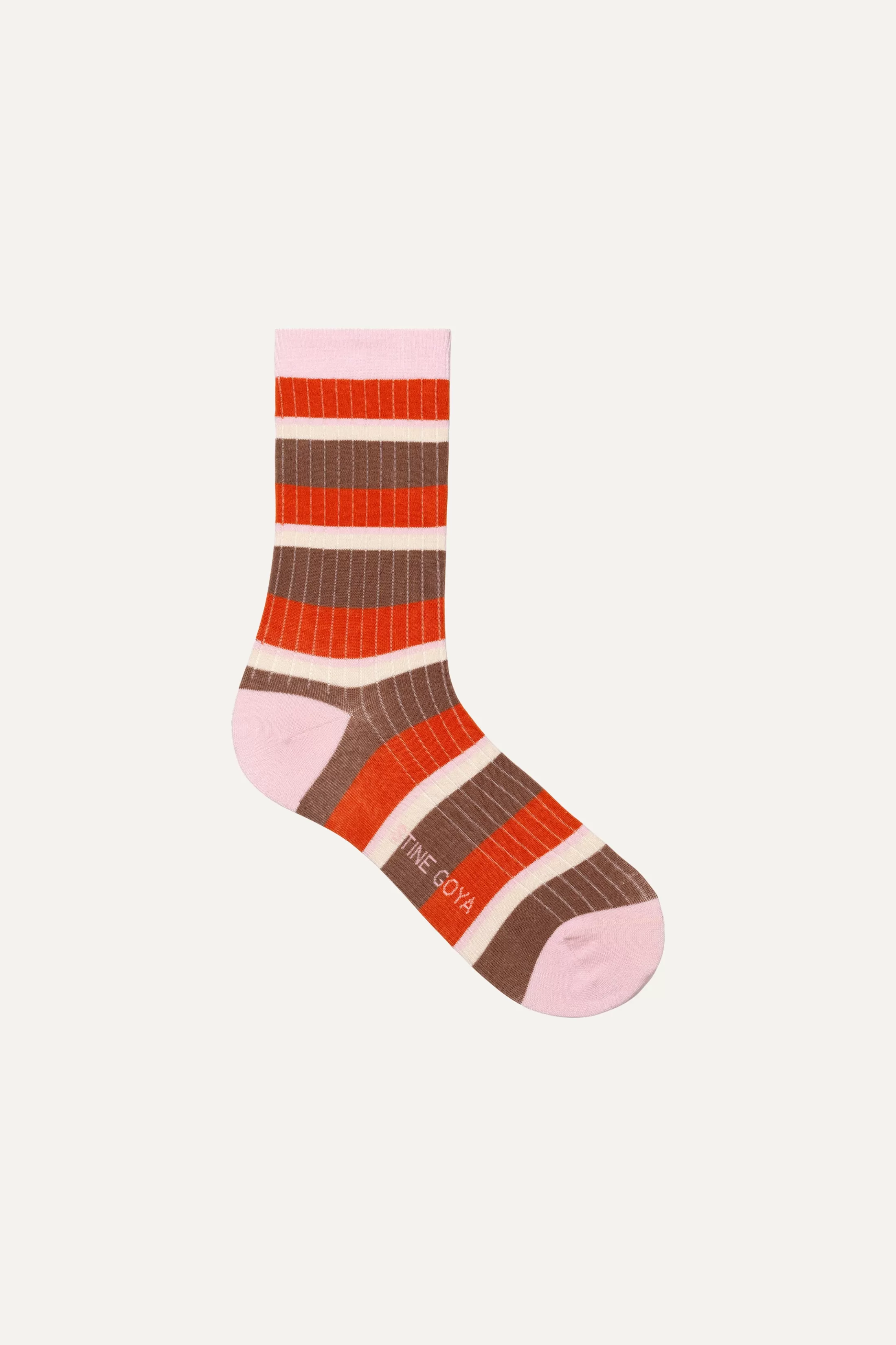 Clearance Short Socks - Horizontal Multistripes Strømper