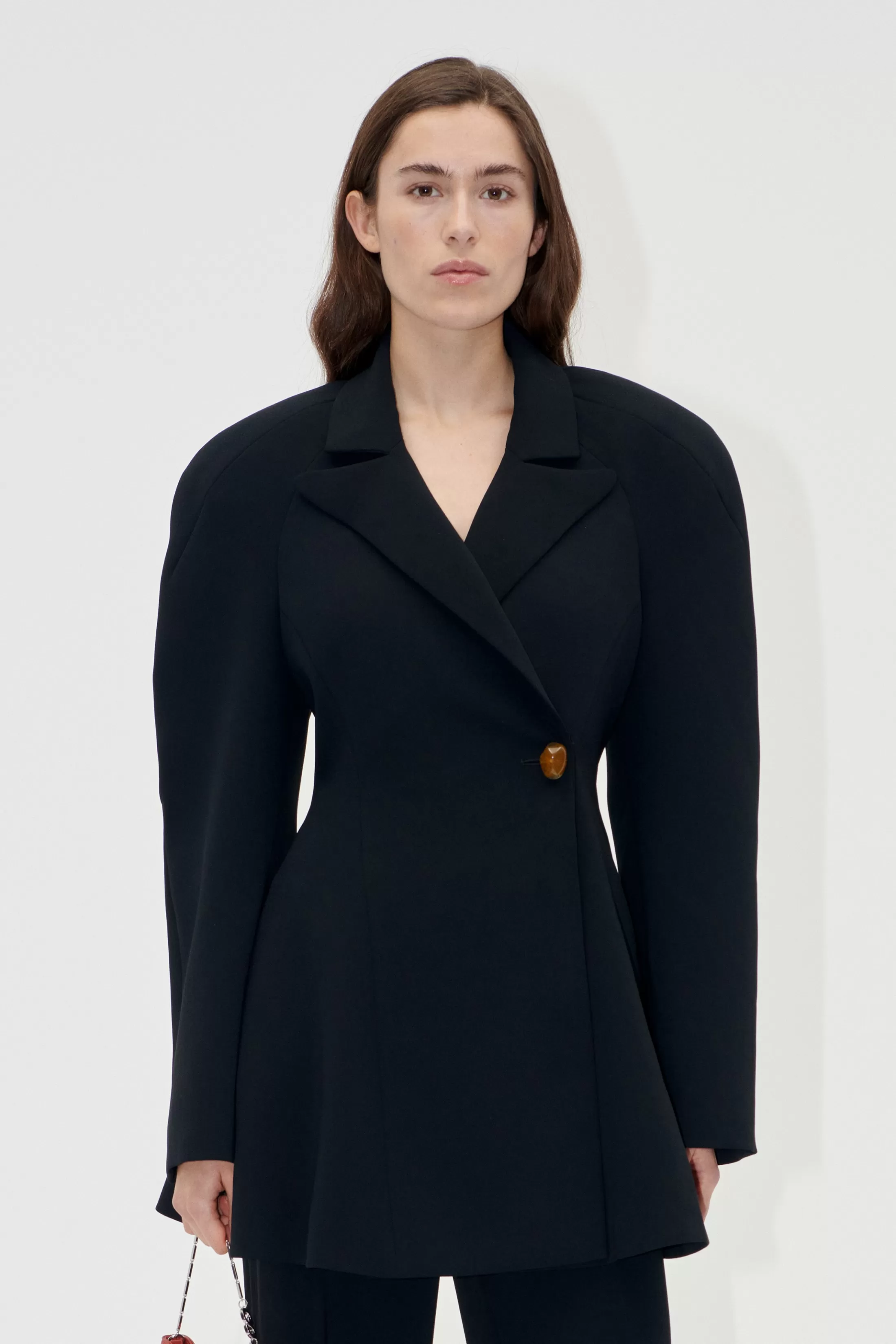 Cheap Voluminous Mini Coat Dress - Tailoring